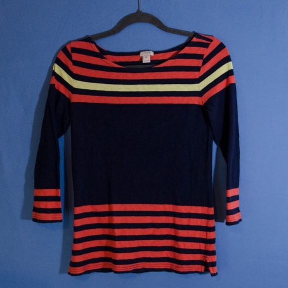 J. Crew Sweaters - J. Crew striped long sleeve shirt